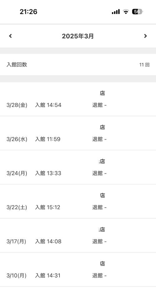 ジム通い3月の記録