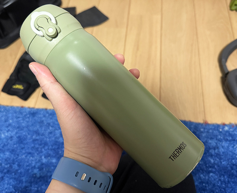 ジムグッズの水筒