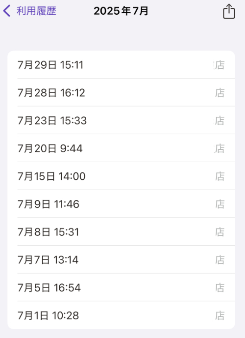 ジム通い7月の記録