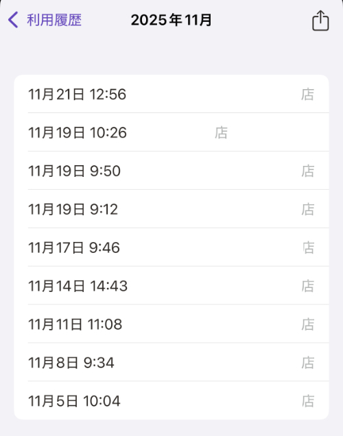 ジム通い11月の記録