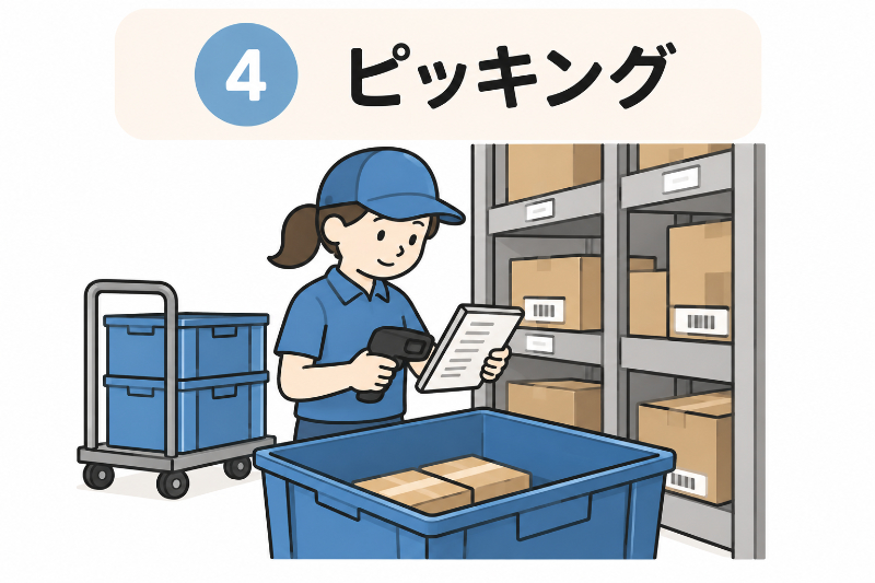 倉庫作業:ピッキング