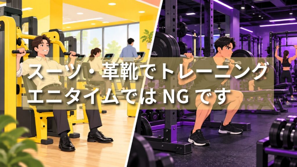 エニタイムフィットネスのドレスコード